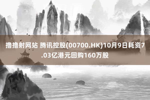 撸撸射网站 腾讯控股(00700.HK)10月9日耗资7.03亿港元回购160万股