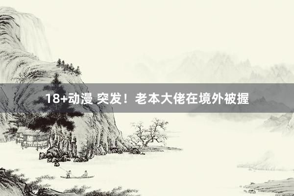 18+动漫 突发！老本大佬在境外被握