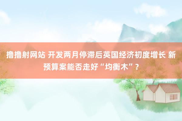撸撸射网站 开发两月停滞后英国经济初度增长 新预算案能否走好“均衡木”？