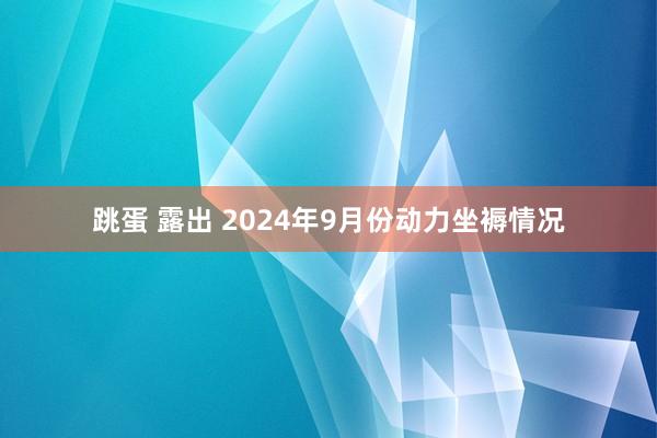 跳蛋 露出 2024年9月份动力坐褥情况