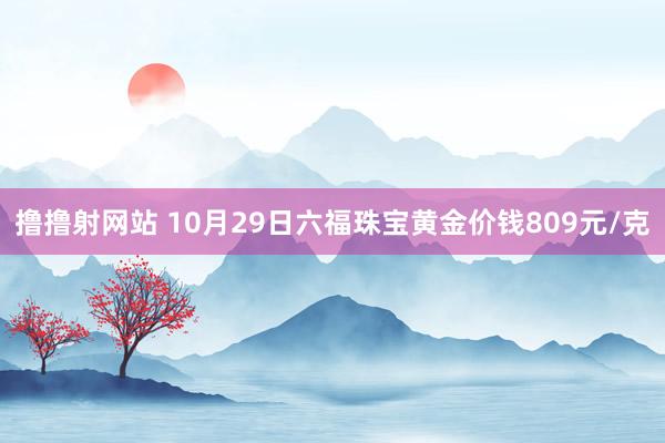 撸撸射网站 10月29日六福珠宝黄金价钱809元/克