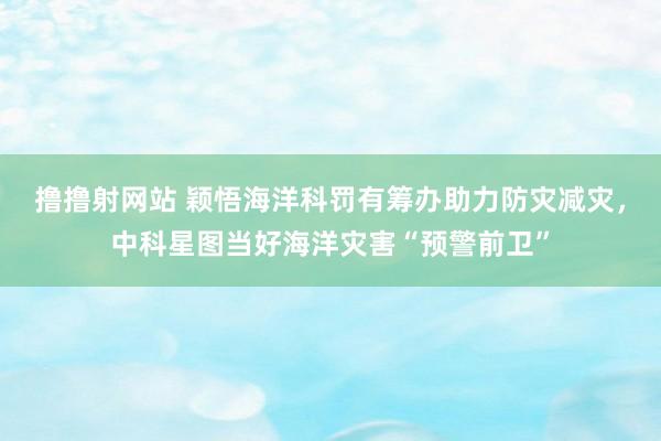 撸撸射网站 颖悟海洋科罚有筹办助力防灾减灾，中科星图当好海洋灾害“预警前卫”