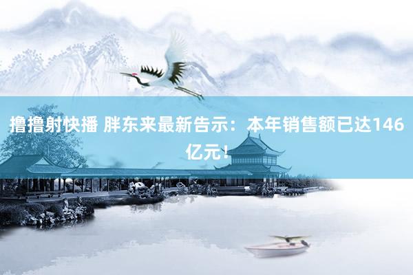 撸撸射快播 胖东来最新告示：本年销售额已达146亿元！