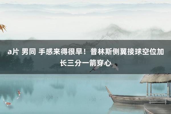 a片 男同 手感来得很早！普林斯侧翼接球空位加长三分一箭穿心
